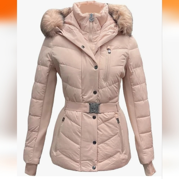Pink Michael Kors puffer coat - Picture 2 of 7